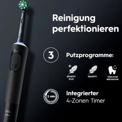 Oral-B Vitality Clean Pro CrossAction Eltandborste Black