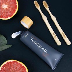 NUDGE Naturlig Hydroxyapatit Whitening Tandkrm + Tandblekningspenna