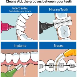 TePe Interdentalbrster Original Rd 6 pcs. 0,5 mm. ISO 2