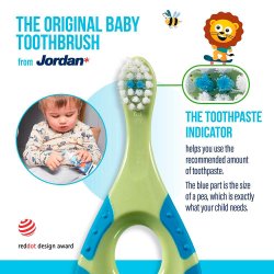 JORDAN Brnetandbrster 2 stk. Step 1 - 0-2 r