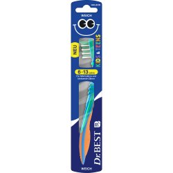 DR. BEST Brnetandbrste Kids &amp; Teens 6-13 r - 1 stk.