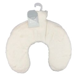 U-formet Varmedunk med Mykt Plysj-Trekk  For Nakke og Skuldre