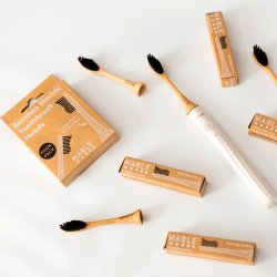 Bambus Borsthuvuden till Philips One Eltandborstar MABLE 4 st. Kompatibla