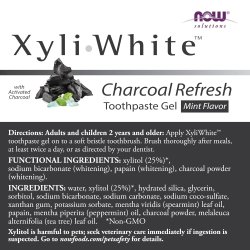 Xylitol Whitening Tandpasta Gel XYLIWHITE Charcoal Refresh 181g