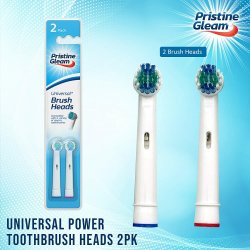 Borstar till Oral-B PRISTINA GLEAM Universal Brush Heads 2 st.