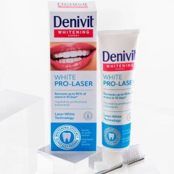 DENIVIT Whitening Expert White Pro-Laser  Professionell tandkrm fr vitare tnder (50 ml)