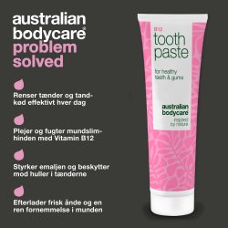 Mundtorrhet Tandpasta AUSTRALIAN Bodycare Vitamin B12 - 75 ml.