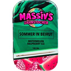 Tandstikker Med Smag WUNDER Massivs Watermelon Raspberry Ice 100 stk.