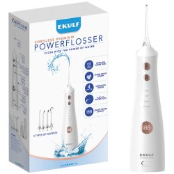 EKULF PowerFlosser Premium Trdls Mundskyller White