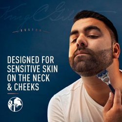 GILLETTE Barberskraber KING C. Neck Razor + Ekstra Barberblad