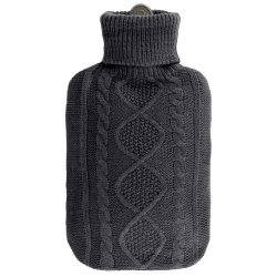 VILDE Varmedunk 2L med strikket betr�k � Komfort og varme i stilfuldt design