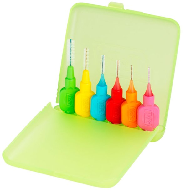 Oppbevaringseske til TEPE Original Mellomromsb�rster Reiseetui til 6 stk.