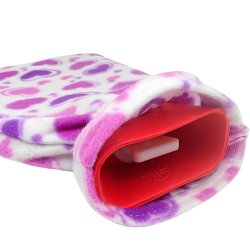 Varmedunk til b�rn WUNDmed Varmtvandsflaske med Bl�dt Betr�k 1 ltr.