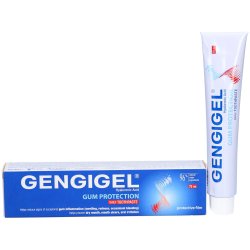 GENGIGEL Gum Protection � daglig tandkr�m med hyaluronsyra f�r friska tandk�tt 75 ml