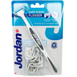 Jordan Easy Clean Flosser Tandtr�dshandtag + 21 refill-huvuden