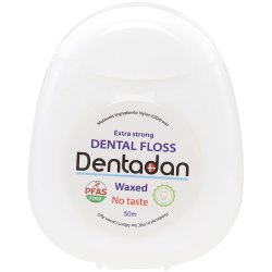 Flosdraad zonder Smaak DENTADAN Extra Strong No Taste Waxed 50 mtr.