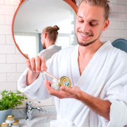 BIRKENGOLD Birch Gold Herbs Tooth Powder � Fluorittoman Hammastahna-jauhe yrteill� &amp; xylitolilla (30 g)