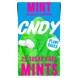 Xylitol Pastilles CNDY Spearmint Sugar Free Mints � base de plantes – 25 pcs.