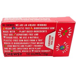 Xylitol Chewing-gum CHEWSY Plastic Free Gum � Cinnamon (10 pcs / 15 g)