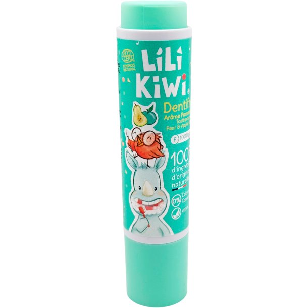 Dentifrice Naturel Xylitol Enfant LiliKiwi 0-3 ans Apple-Pear 30 ml