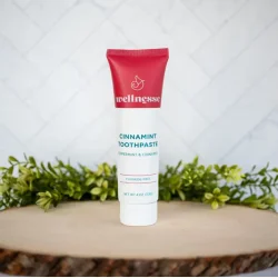 Hydroxyapatite &amp; Xylitol Hammastahna WELLNESSE Peppermint &amp; Cinnamon (Fluoriton) 113g