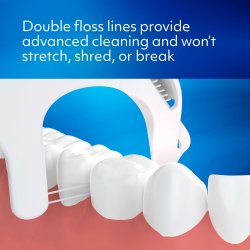 Tannholder WDW 3-in-One Flush-pick-brush WHITE