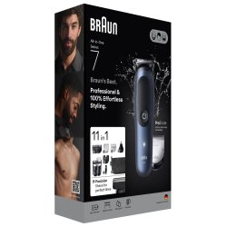 Braun All-In-One Series 7 AIO7540 � 11-i-1 trimmer for komplett grooming fra topp til t�