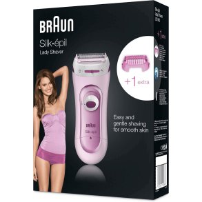 Braun Silk-�pil LS 5100 Lady Shaver � Sk�nsom barbering for silkemyk hud