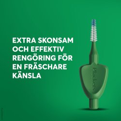 Plackers Mellomromsb�rster 6 stk. Gentle Brush 0.8 mm ISO 5
