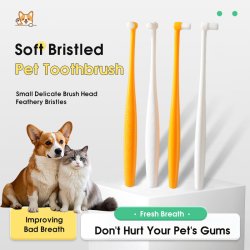 Dentadan Pets MicroBrush - Mini tandenborstel voor honden &amp; katten � extra zachte borstelharen