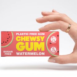Chewsy Gum Watermelon Kauwgom met Xylitol  Suikervrij &amp; Plasticvrij