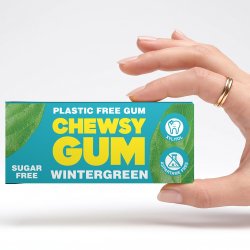 Chewsy Gum Wintergreen Kauwgom met Xylitol  Suikervrij &amp; Plasticvrij