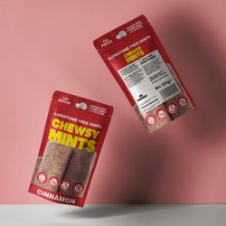 Chewsy Mints Cinnamon � Sockerfria mintpastiller med 96% Xylitol (150 st.)