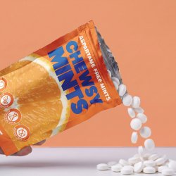 Chewsy Mints Orange � Sockerfria mintpastiller med 96% Xylitol (150 st.)
