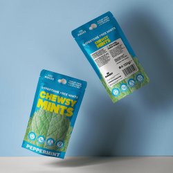 Chewsy Mints Peppermint � Suikervrije Mintpastilles met 96% Xylitol (150 st.)