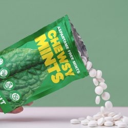 Chewsy Mints Spearmint  Suikervrije Mintpastilles met 96% Xylitol (150 st.)