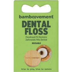 Bamboovement Plantebaseret tandtr�d (30 mtr.) i FSC-certificeret bambusholder