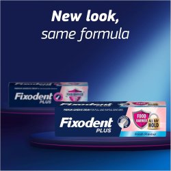 Kleefpasta Fixodent Plus Food Barrier Fresh Flavour (40g)