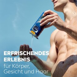 Nivea Men Cool Marine Artist Edition 3-i-1 duschgel f�r kropp, ansikte och h�r (250 ml)