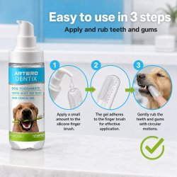 Artero Dentix gel dentifrice pour chiens au tea tree (106 ml)