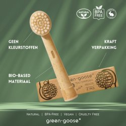 Brossettes de rechange bio-based XL pour Oral-B Green-Goose (4 pcs)