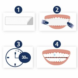 Lucovitaal Whitening Tandstrips � 5 dages tandblegning uden hydrogenperoxid