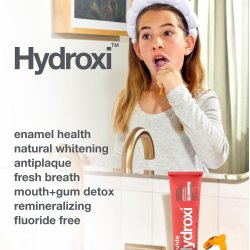 Davids Hydroxi Kids + Adults Whitening + Enamel Health Tannkrem  Strawberry &amp; Watermelon (113 g)