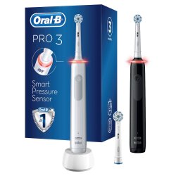 Oral B Pro 3 3900 Sensitive Clean DUO El-tandbrster 2 stk.