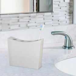 Tandbrsteholder Nu Steel Elegant Resin