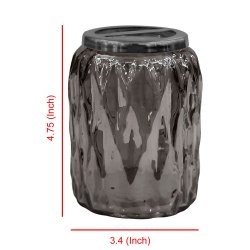 Tandbrsteholder NU Steel Sort Glas &amp; Nikkel