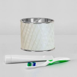 Tandbrsteholder NU Steel Almere Emalje &amp; Rustfrit Stl 