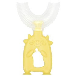 Barntandborste U-formad silikonborste 4-8 r Animal