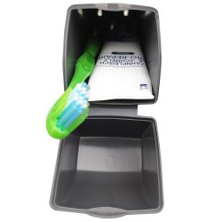 Fodral fr tandborstar &amp; tandkrm