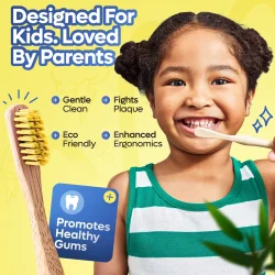 SmartLife B�rnetandb�rster 6 stk. Bamboo Kids